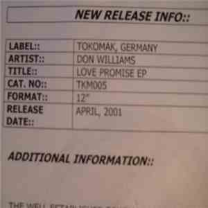 Don Williams - Love Promise EP flac download