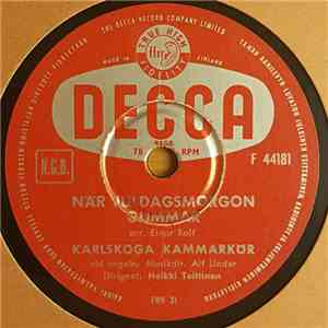Karlskoga Kammarkör - När Juldagsmorgon Glimmar / O, Du Härliga flac download