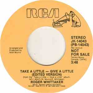 Roger Whittaker - Take A Little - Give A Little flac download