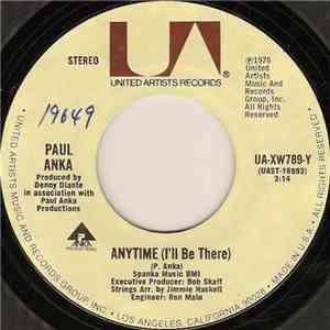 Paul Anka - Anytime (I'll Be There) / Something About You flac download