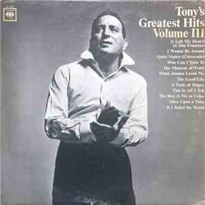 Tony Bennett - Tony's Greatest Hits, Volume III flac download