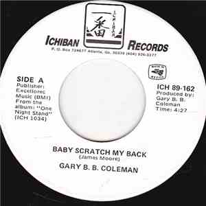Gary B.B. Coleman - Baby Scratch My Back flac download
