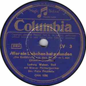 Ludwig Weber - Wer Ein Liebchen Hat Gefunden / O ! Wie Will Ich Triumphieren flac download