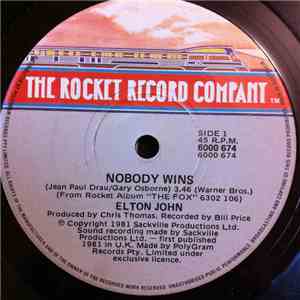 Elton John - Nobody Wins flac download