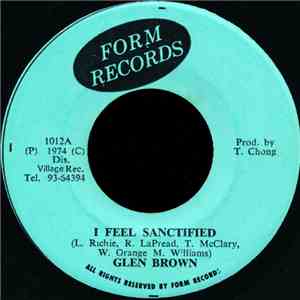Glen Brown - I Feel Sanctified flac download
