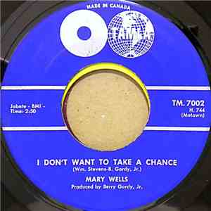 Mary Wells - I Don't Want To Take A Chance flac download