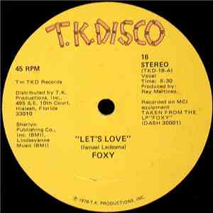 Foxy - Let's Love / People Fall In Love (While Dancing) flac download