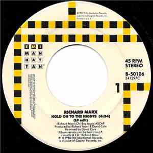 Richard Marx - Hold On To The Nights flac download