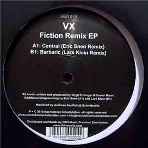 VX  - Fiction Remix EP flac download