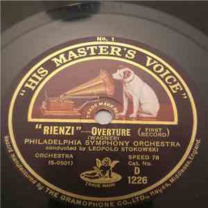Philadelphia Symphony Orchestra - "Rienzi" - Overture / "Twilight Of The Gods" - Finale flac download
