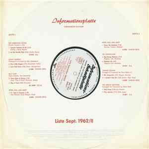 Various - Informationsplatte - Liste Sept. 1962/II flac download