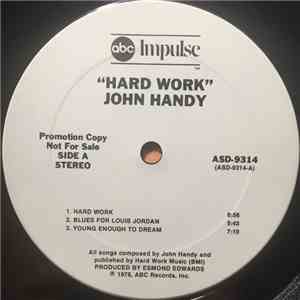 John Handy - Hard Work flac download