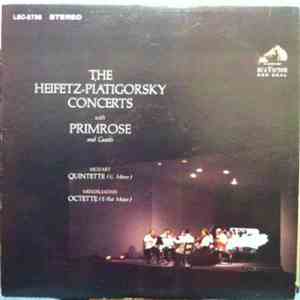 Heifetz, Piatigorsky, Primrose, Mozart, Mendelssohn - Quintette (G Minor) · Octette (E-Flat Major) flac download