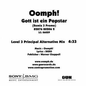 OOMPH! - Gott Ist Ein Popstar flac download