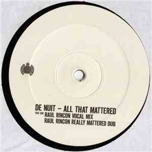De Nuit - All That Mattered flac download