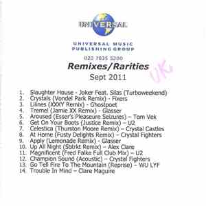 Various - Remixes/Rarities Sept 2011 flac download