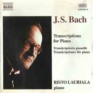 J.S. Bach - Transcriptions For Piano flac download