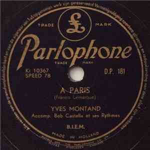 Yves Montand - A Paris / Je Vais A Pied flac download