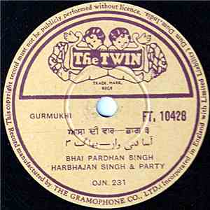 Bhai Pardhan Singh Harbhajan Singh & Party - Asa di War flac download
