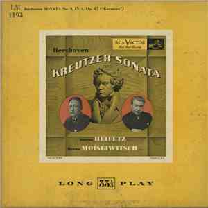 Beethoven, Jascha Heifetz, Benno Moïséwitsch - Kreutzer Sonata flac download