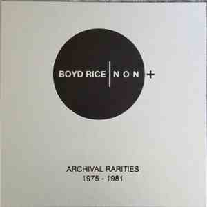 Boyd Rice / NON - Archival Rarities 1975 - 1981 flac download