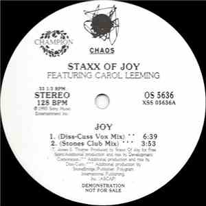Staxx Of Joy - Joy flac download