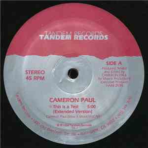 Cameron Paul - This Is A Test flac download