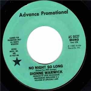 Dionne Warwick - No Night So Long flac download