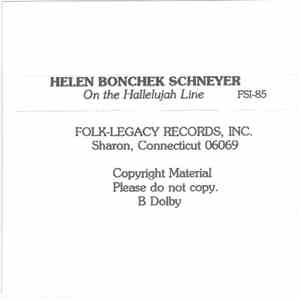 Helen Bonchek Schneyer - On The Hallelujah Line flac download